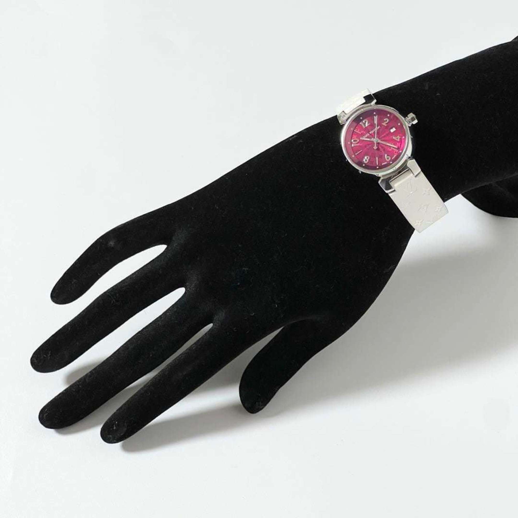 Louis Vuitton Louis Vuitton Ladies Watch Tambour Monogram Q121W Size ONE SIZE - 8 Thumbnail