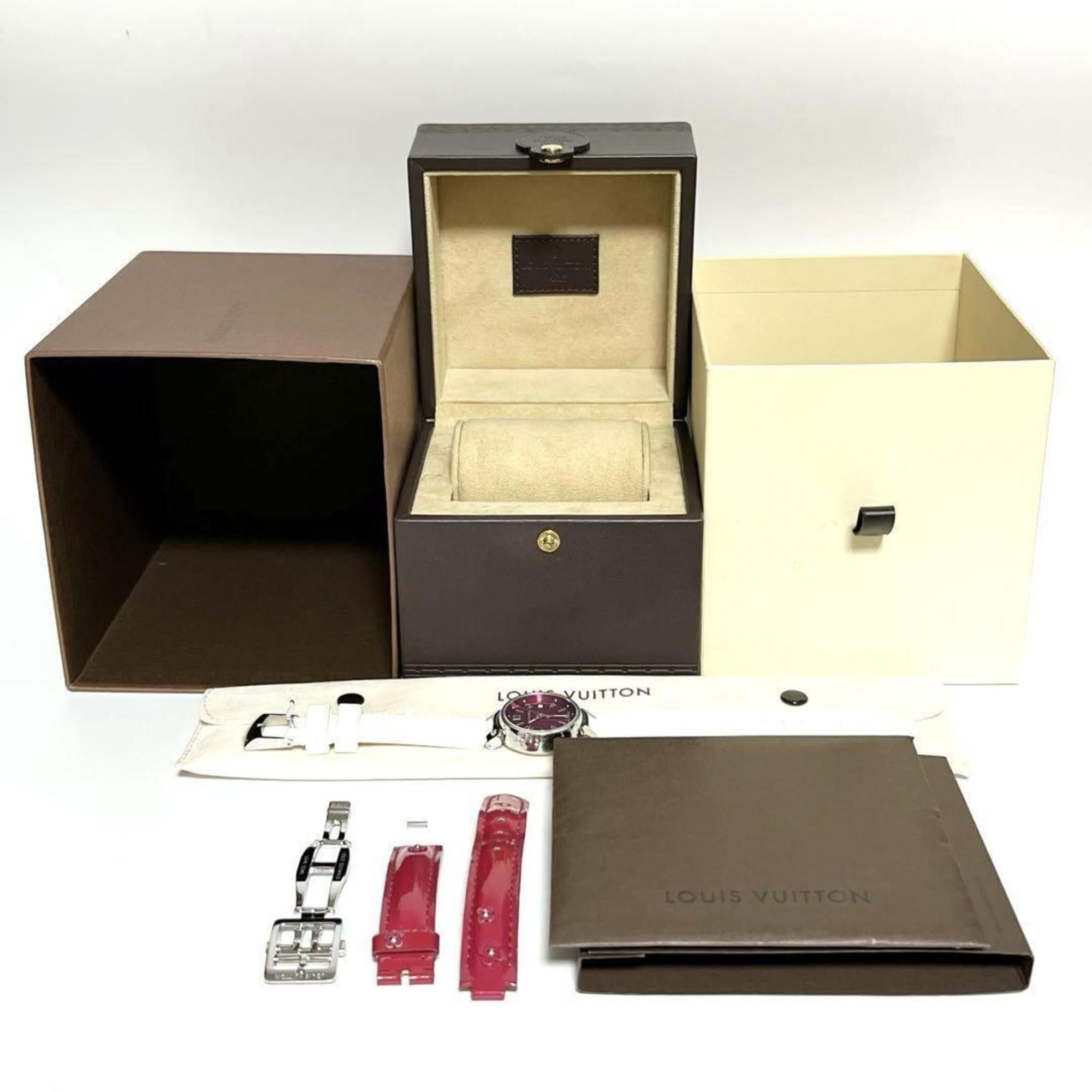 Louis Vuitton Louis Vuitton Ladies Watch Tambour Monogram Q121W Size ONE SIZE - 10 Thumbnail