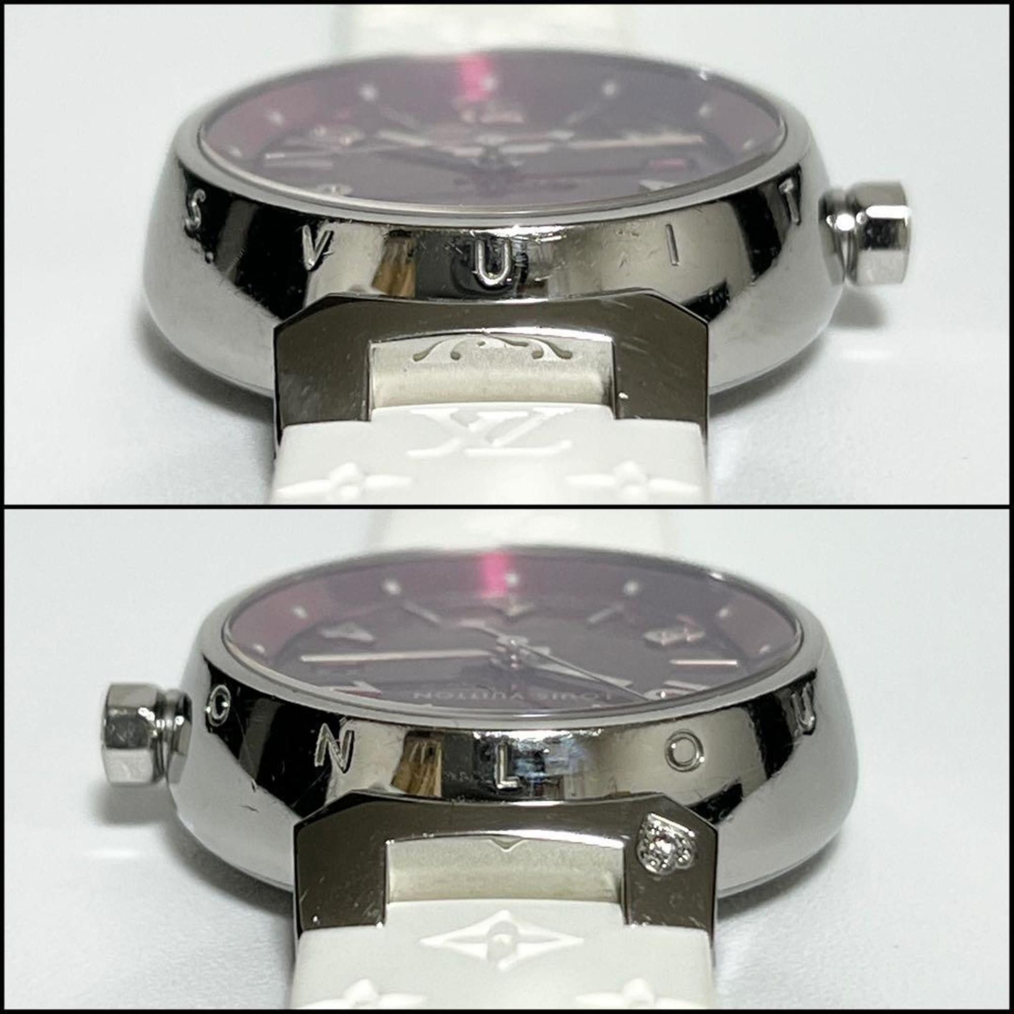 Louis Vuitton Louis Vuitton Ladies Watch Tambour Monogram Q121W Size ONE SIZE - 5 Thumbnail