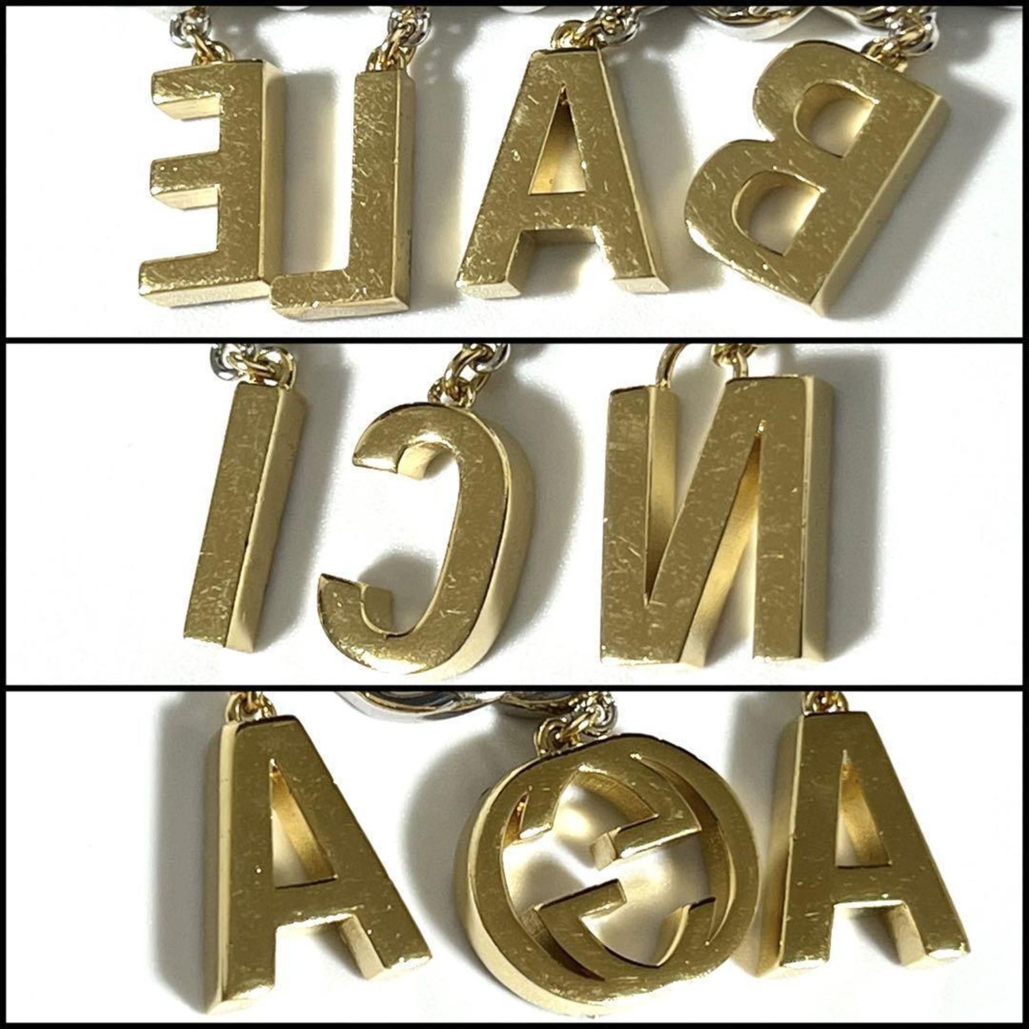 Gucci GUCCI BALENCIAGA Men's Script Choker Pendant Necklace Size ONE SIZE - 6 Thumbnail