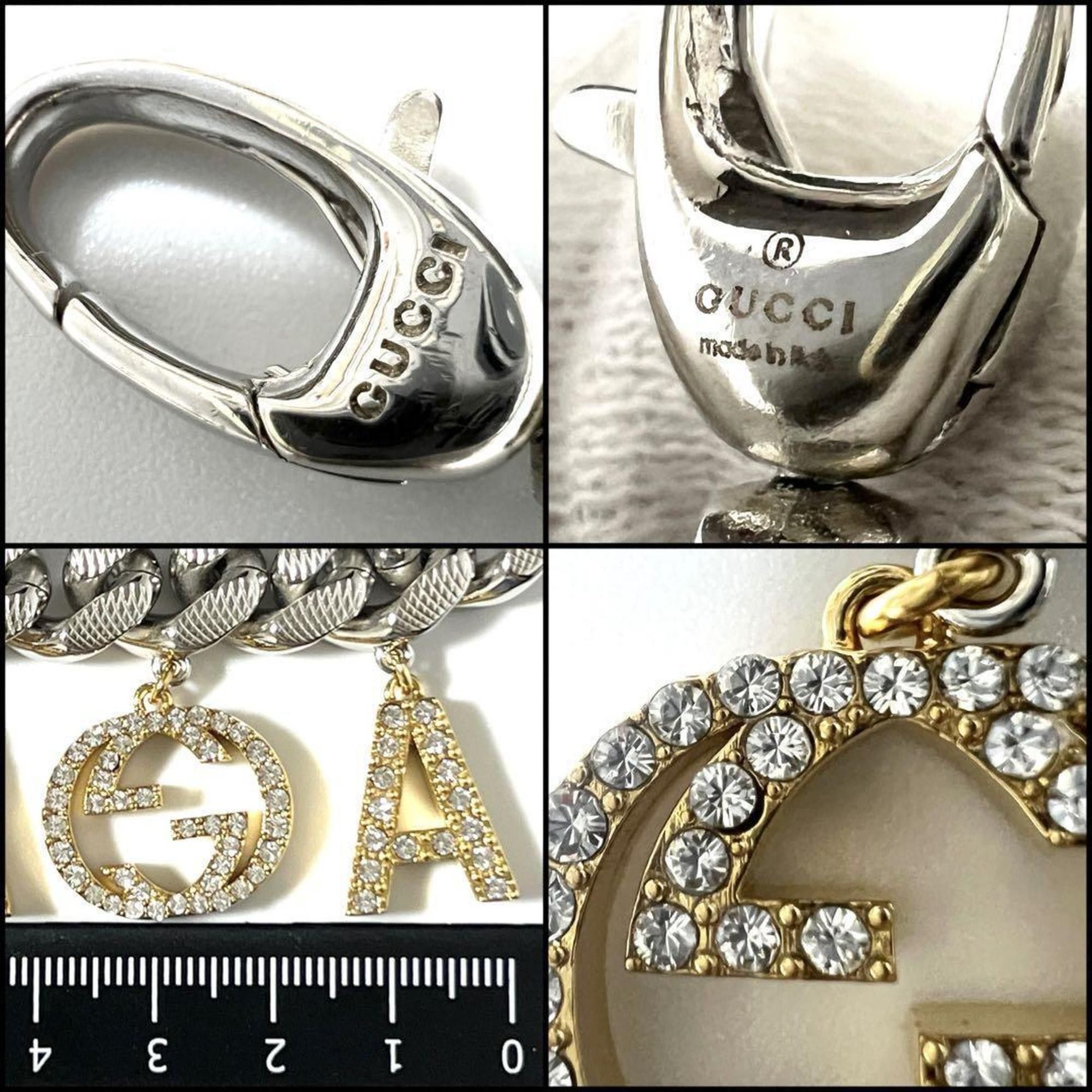 Gucci GUCCI BALENCIAGA Men's Script Choker Pendant Necklace Size ONE SIZE - 7 Thumbnail