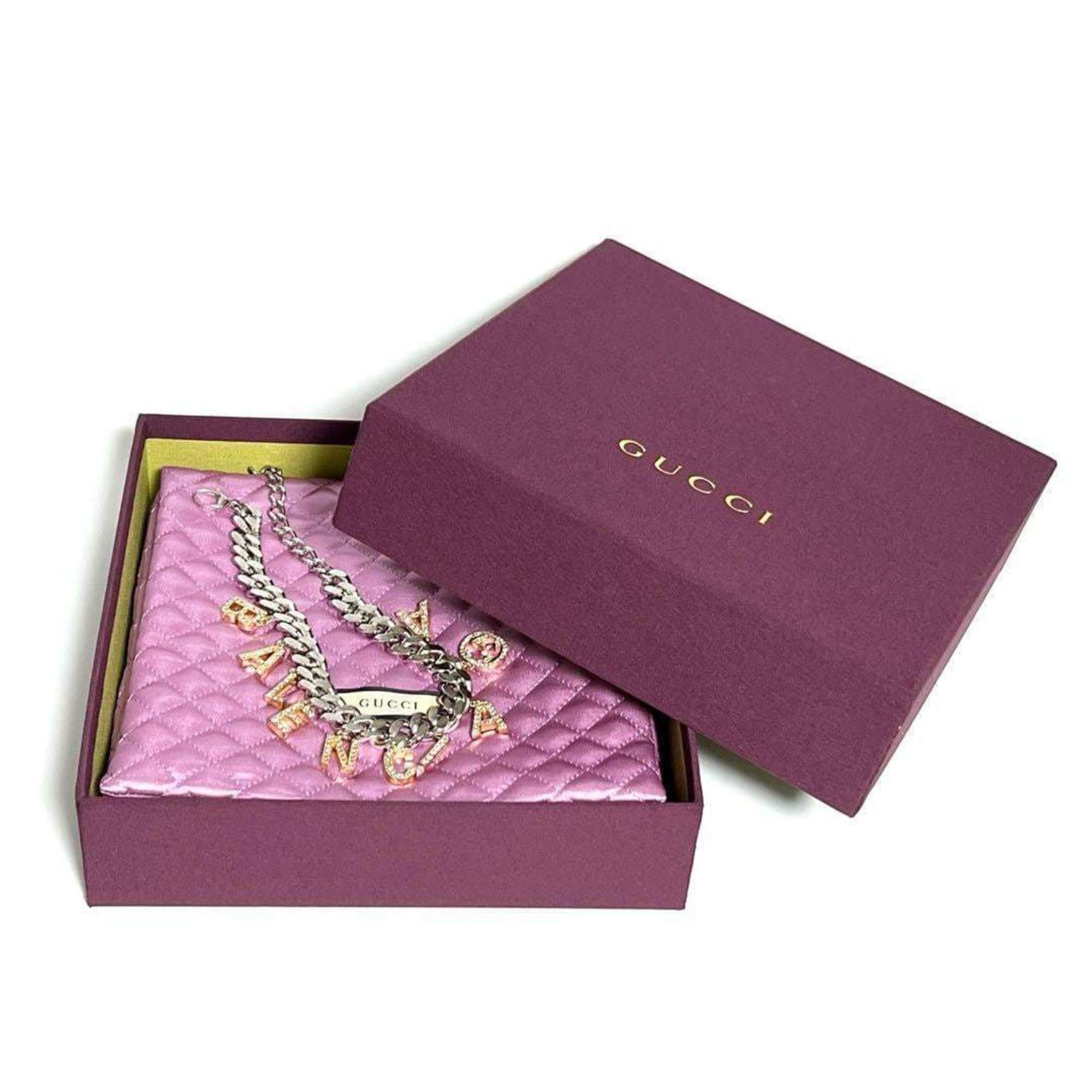 Gucci GUCCI BALENCIAGA Men's Script Choker Pendant Necklace Size ONE SIZE - 9 Thumbnail