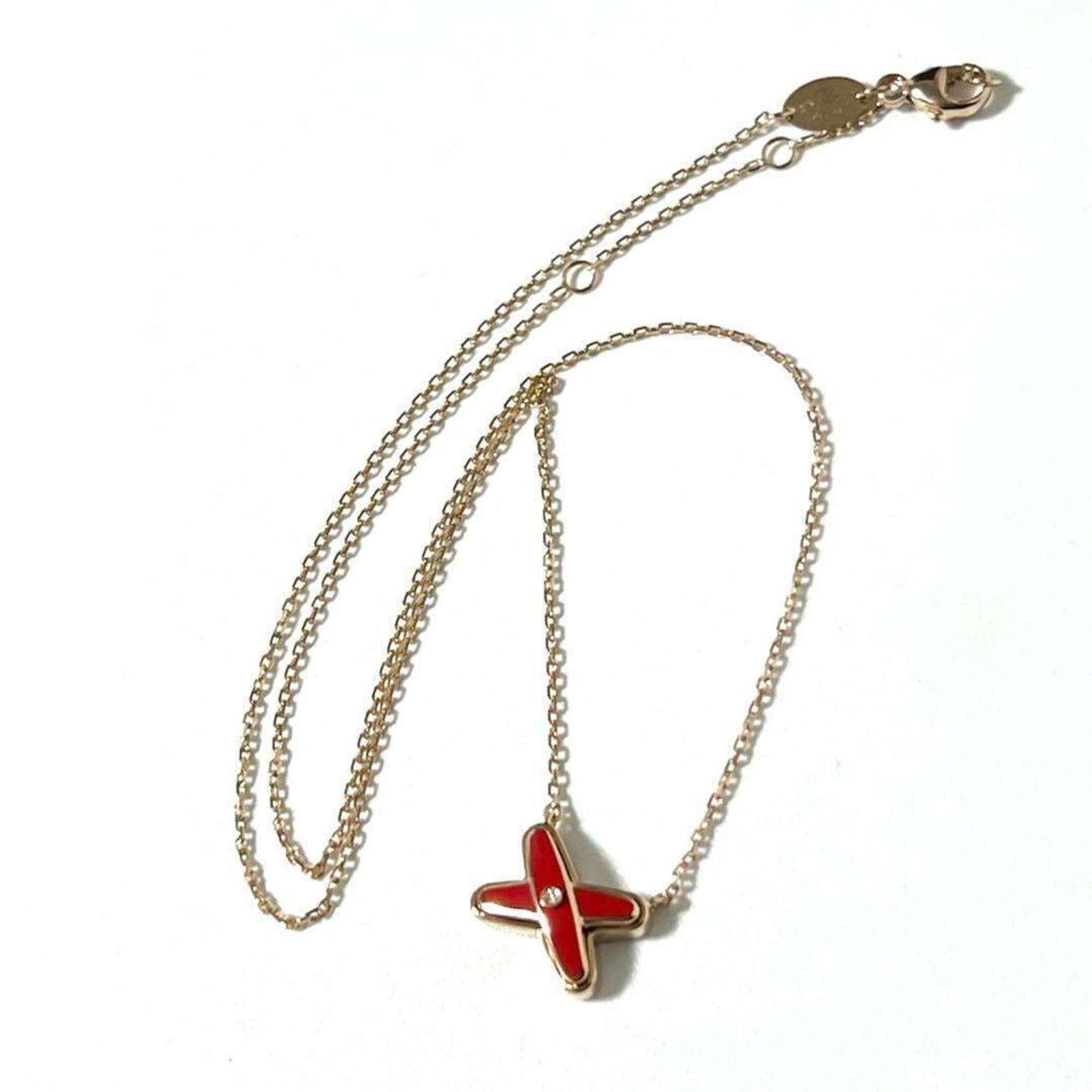 Other CHAUMET Women's Jeux de Liens Pendant Necklace K18 Pink Gold Diamond Size ONE SIZE - 3 Thumbnail