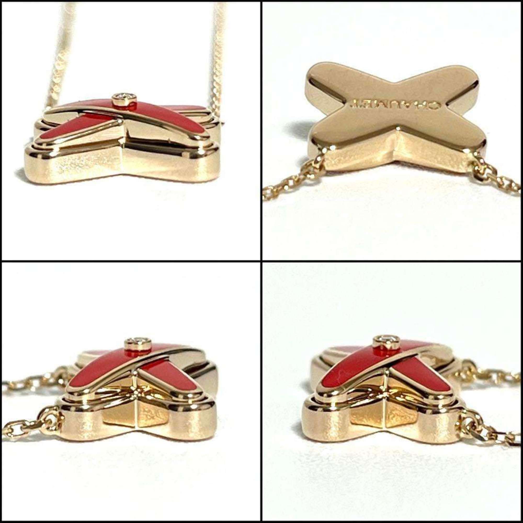 Other CHAUMET Women's Jeux de Liens Pendant Necklace K18 Pink Gold Diamond Size ONE SIZE - 6 Thumbnail