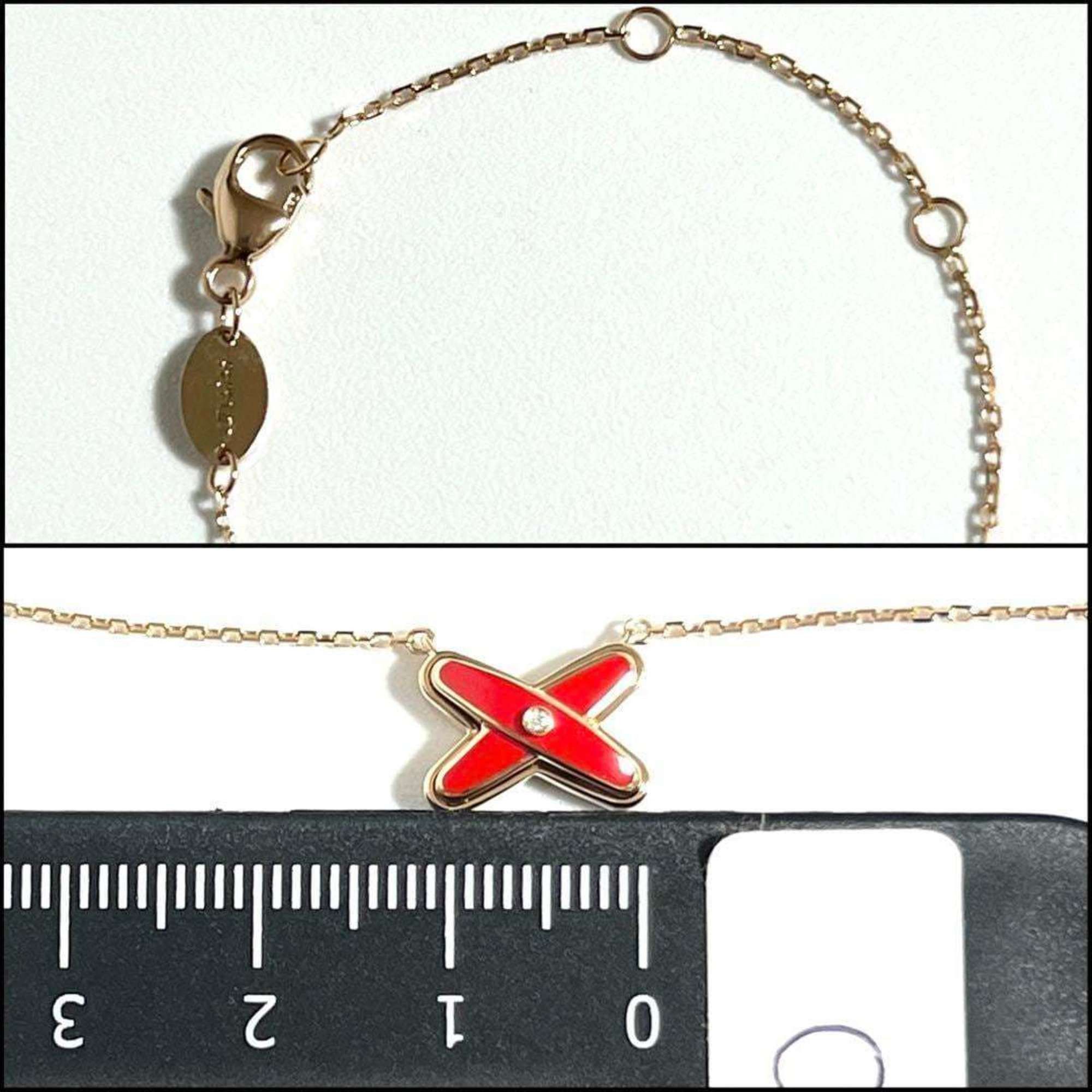 Other CHAUMET Women's Jeux de Liens Pendant Necklace K18 Pink Gold Diamond Size ONE SIZE - 8 Thumbnail