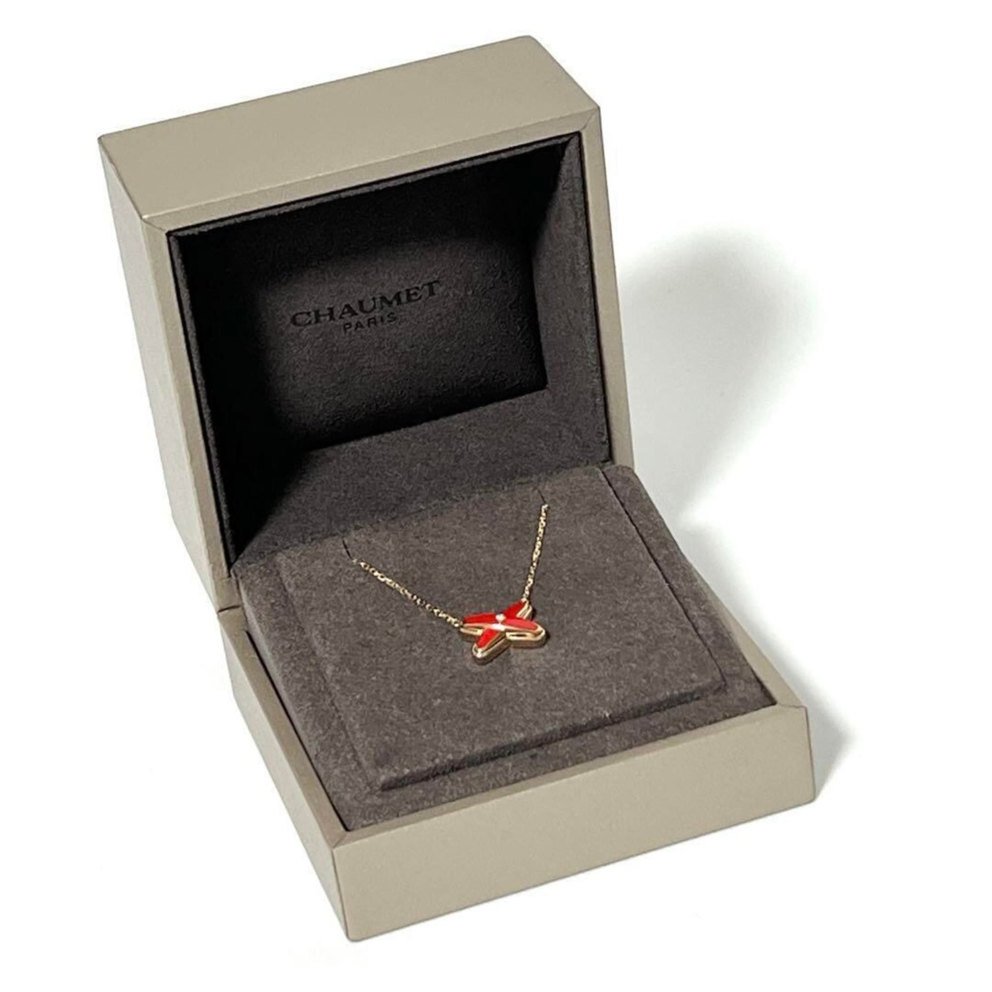 Other CHAUMET Women's Jeux de Liens Pendant Necklace K18 Pink Gold Diamond Size ONE SIZE - 10 Thumbnail