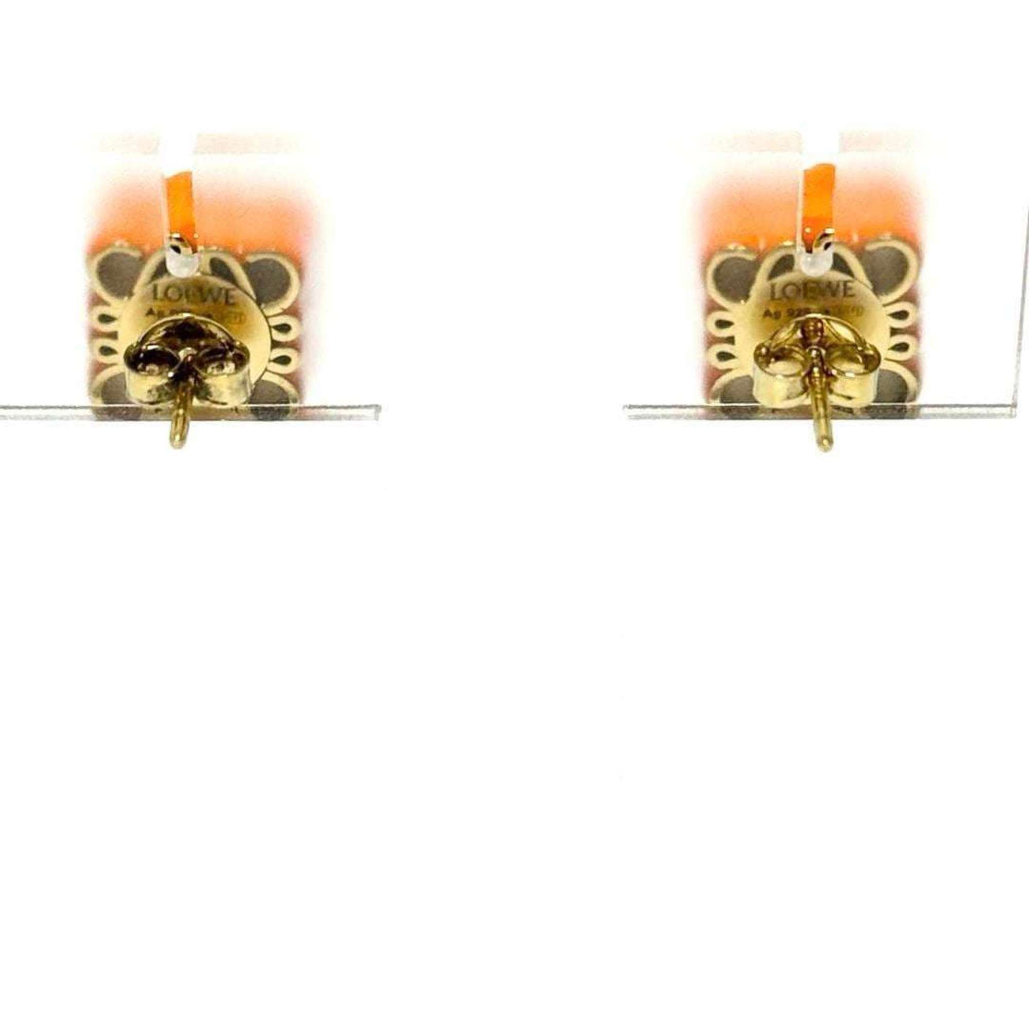 Loewe LOEWE Women's Anagram Stud Earrings in Silver 925 Size ONE SIZE - 4 Thumbnail
