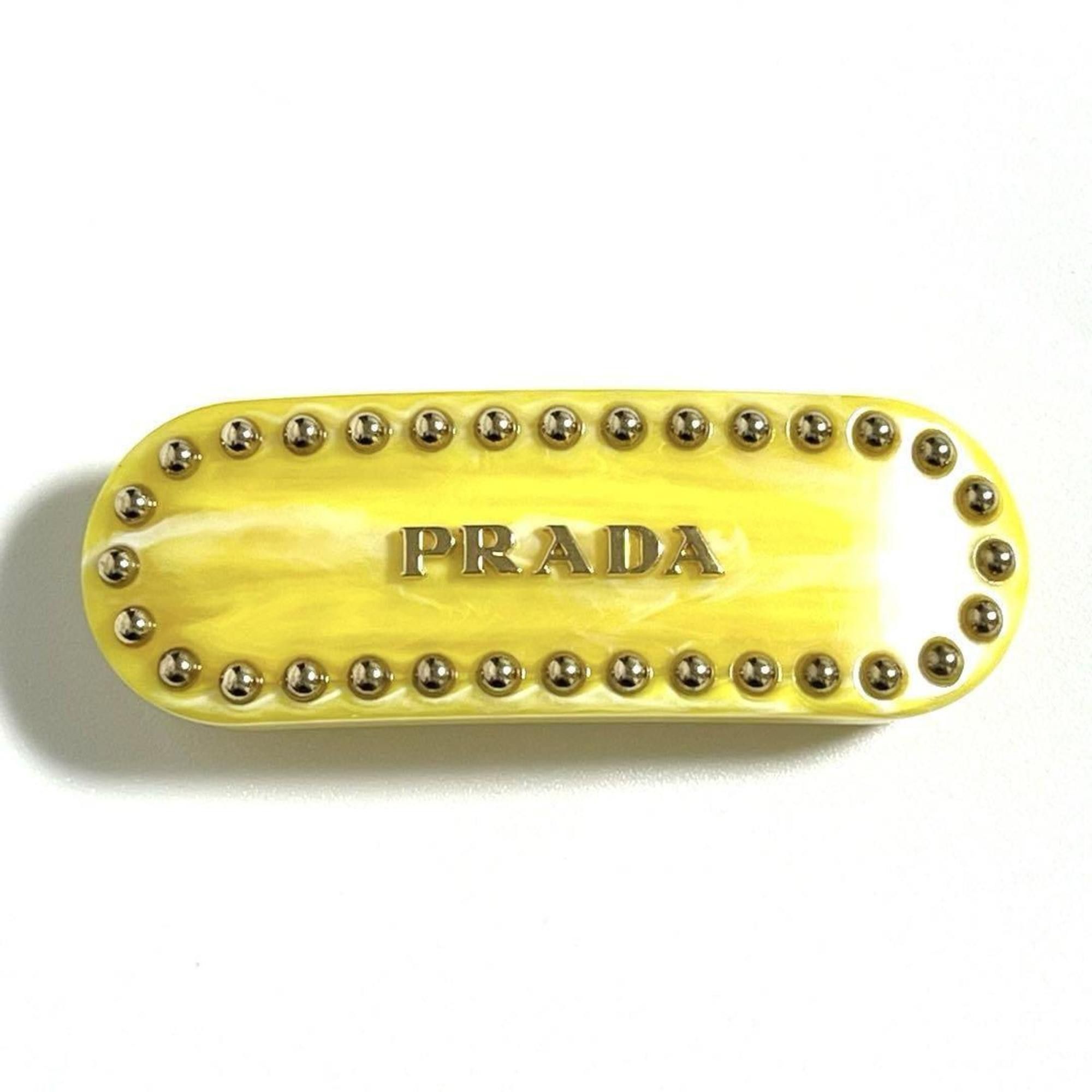 Prada PRADA Women's Barrette Plex Hair Clip Hairpin Size ONE SIZE - 2 Thumbnail