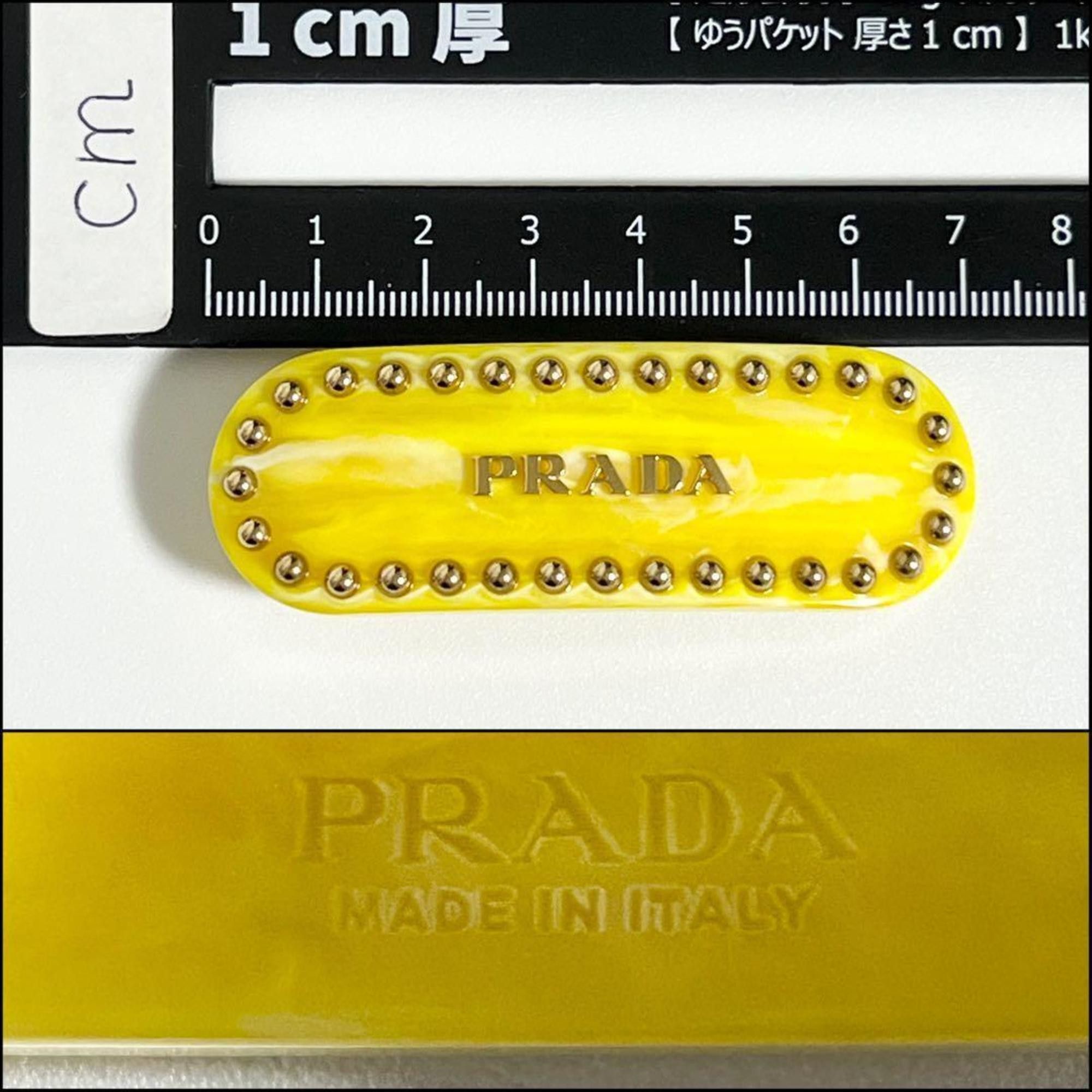 Prada PRADA Women's Barrette Plex Hair Clip Hairpin Size ONE SIZE - 9 Thumbnail