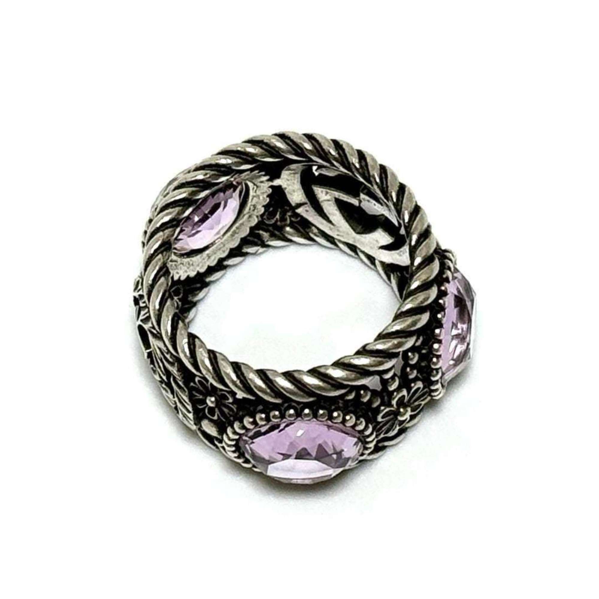 Gucci GUCCI Women's Interlocking G Ring, Silver Size ONE SIZE - 6 Thumbnail