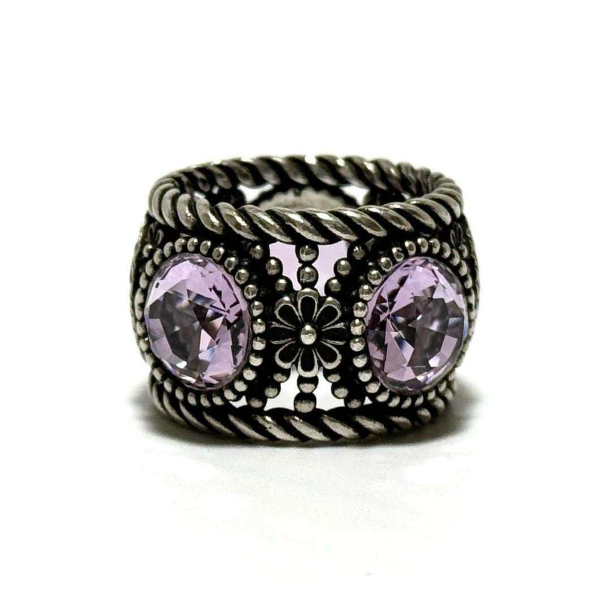 Gucci GUCCI Women's Interlocking G Ring, Silver Size ONE SIZE - 5 Thumbnail