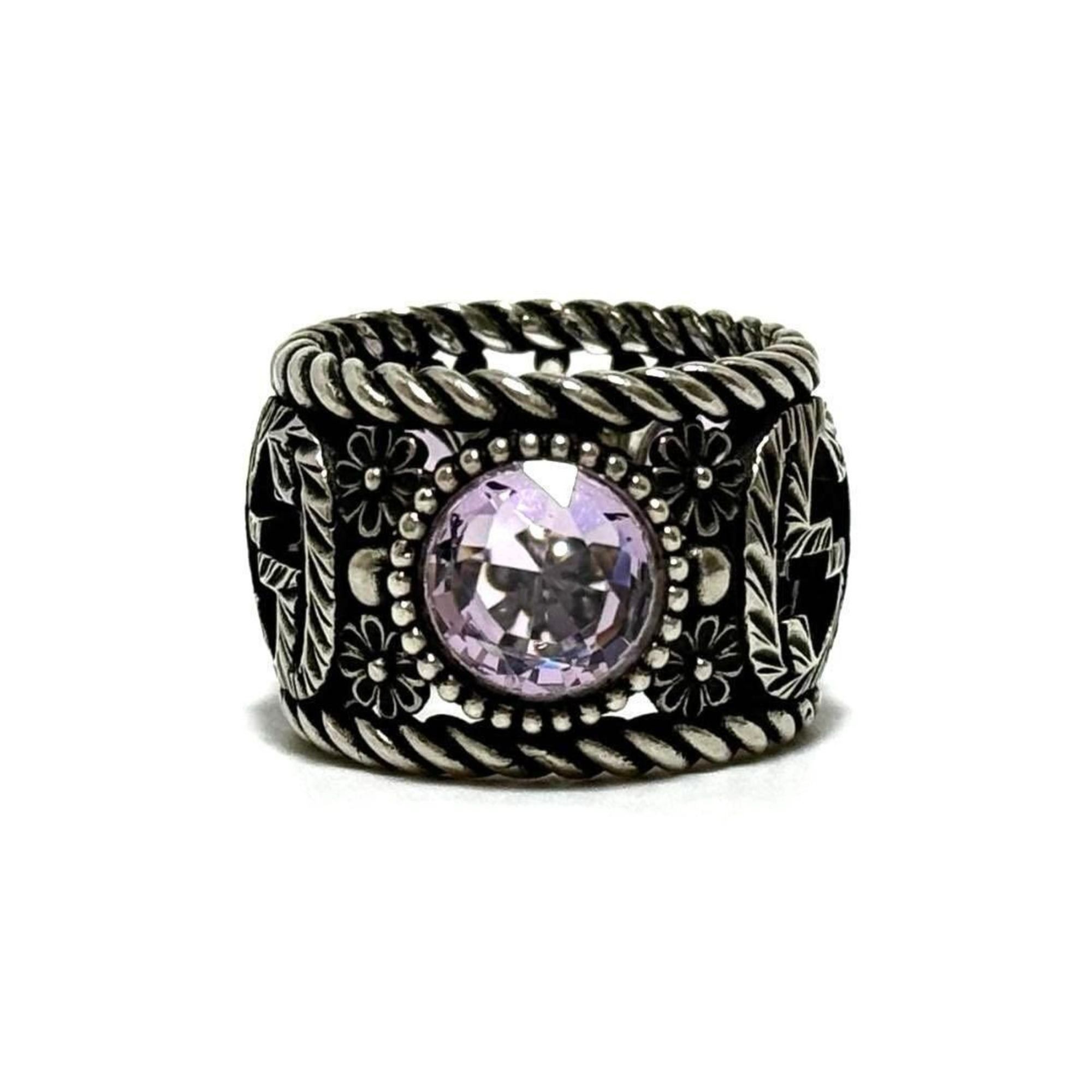 Gucci GUCCI Women's Interlocking G Ring, Silver Size ONE SIZE - 2 Thumbnail