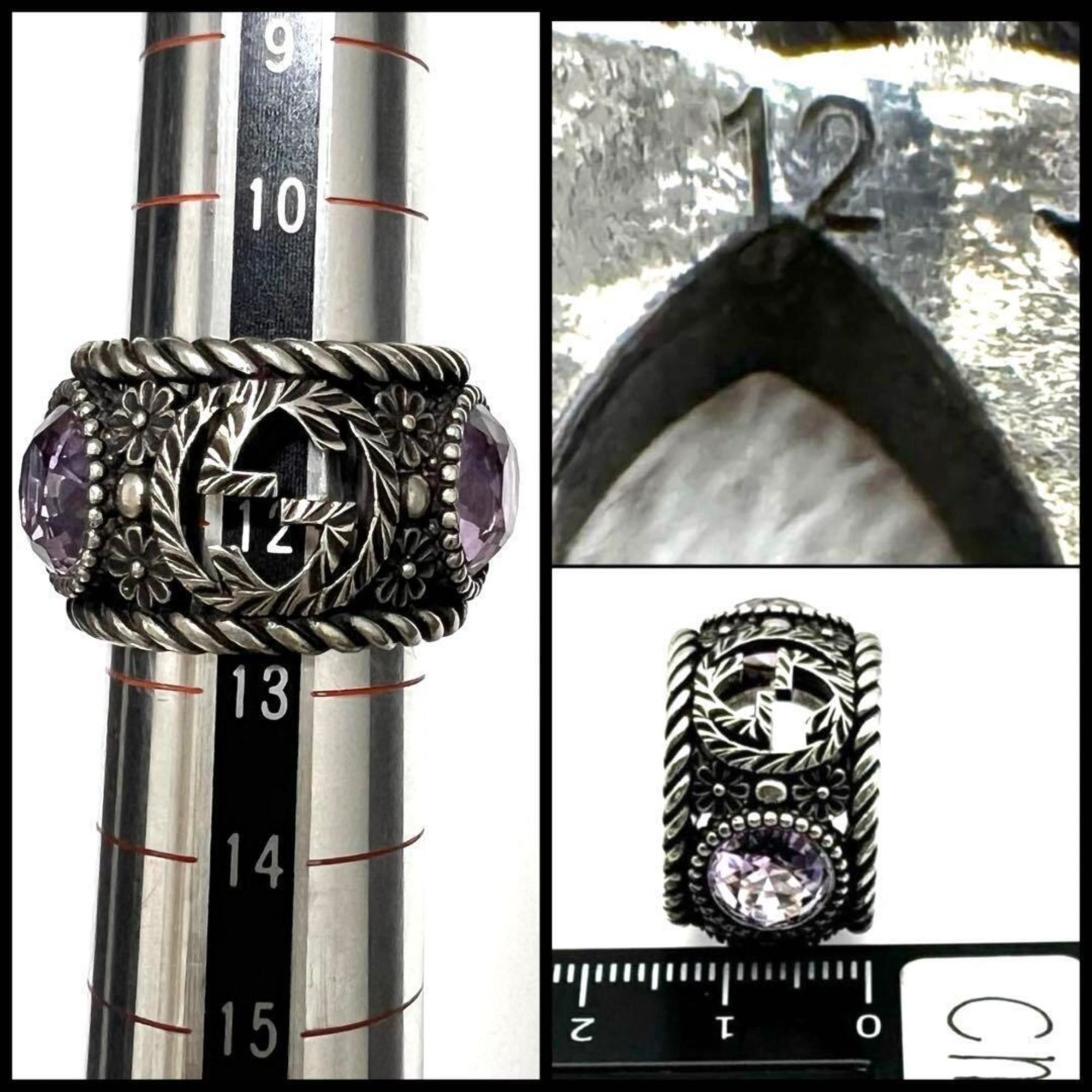 Gucci GUCCI Women's Interlocking G Ring, Silver Size ONE SIZE - 9 Thumbnail