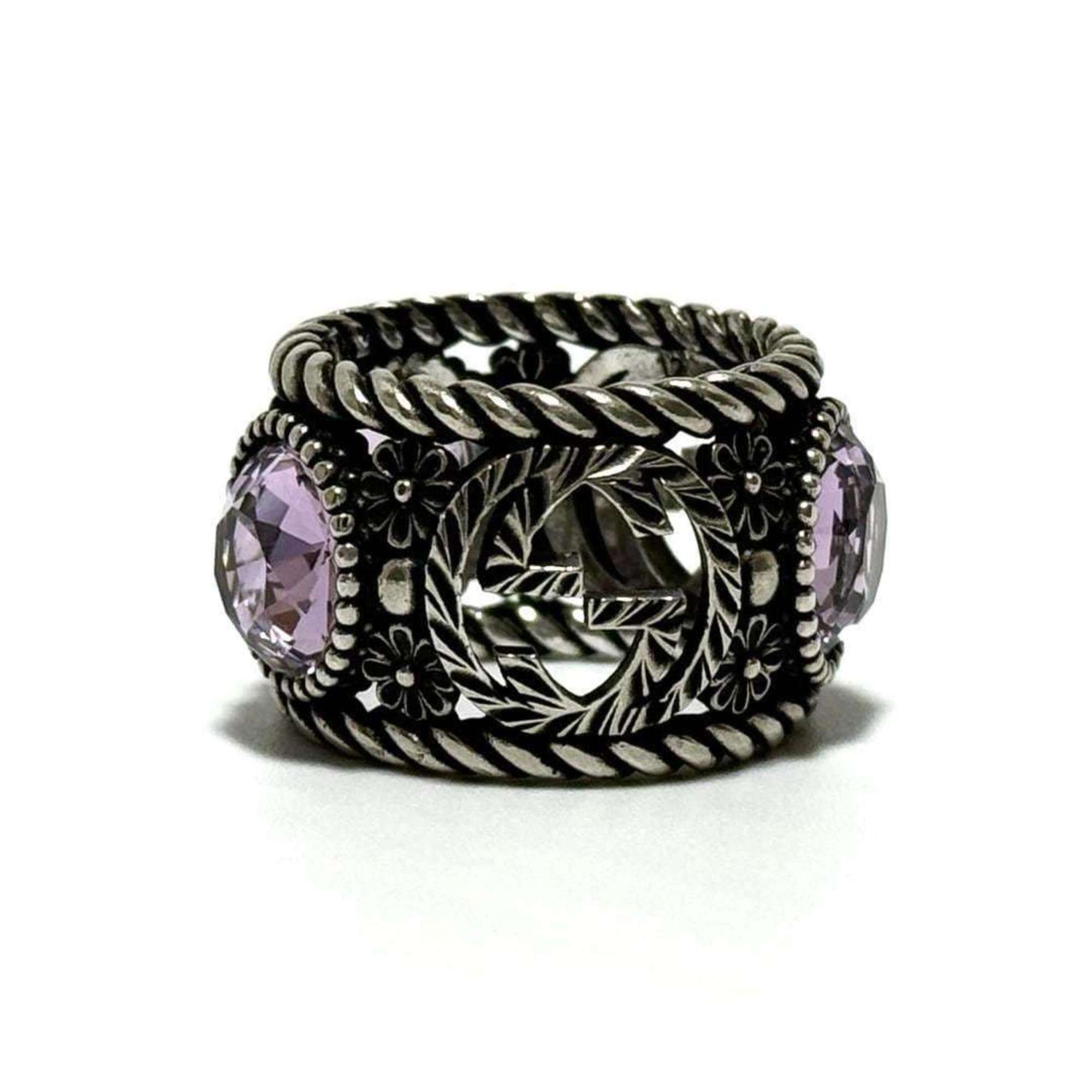 Gucci GUCCI Women's Interlocking G Ring, Silver Size ONE SIZE - 4 Thumbnail