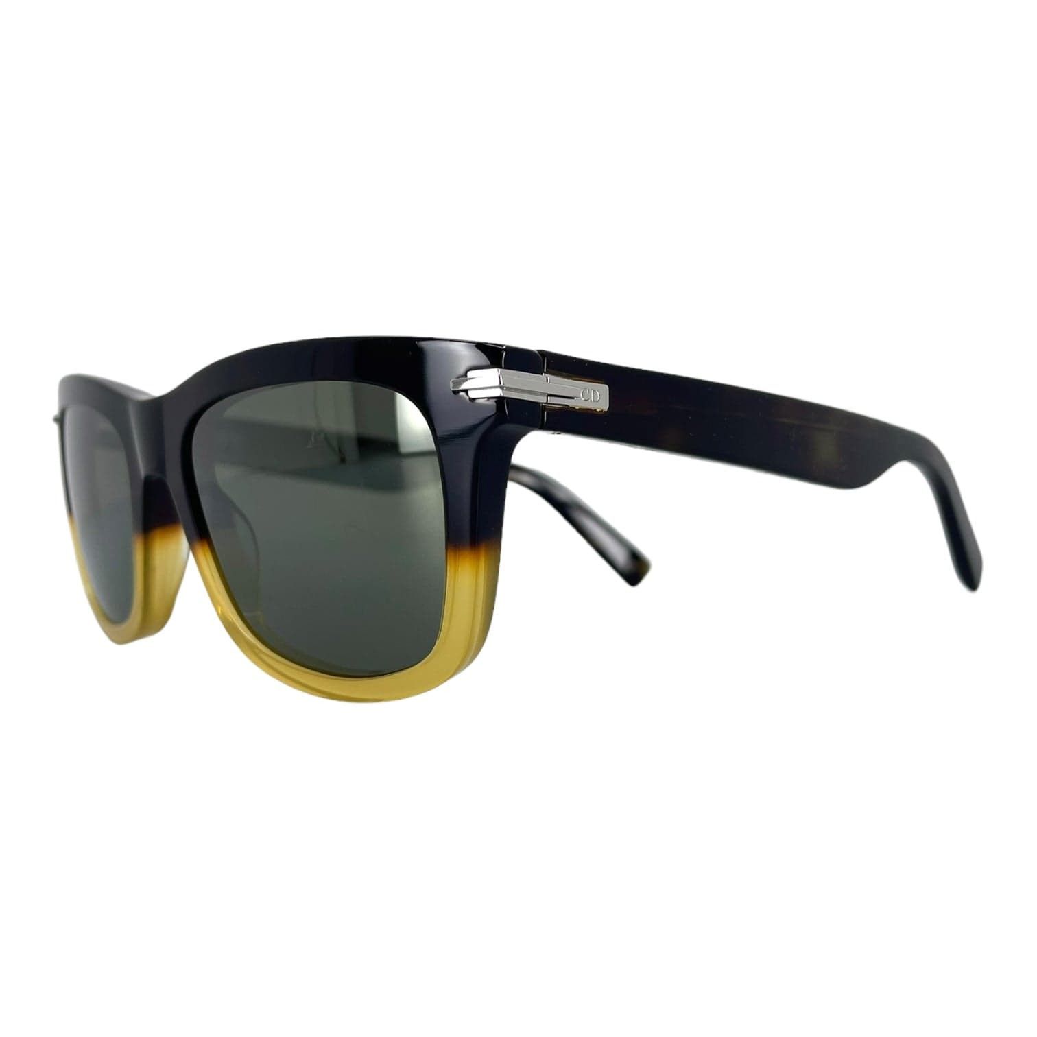 Dior Dior Black Suit S13I Sunglasses Black Yellow Size ONE SIZE - 5 Thumbnail