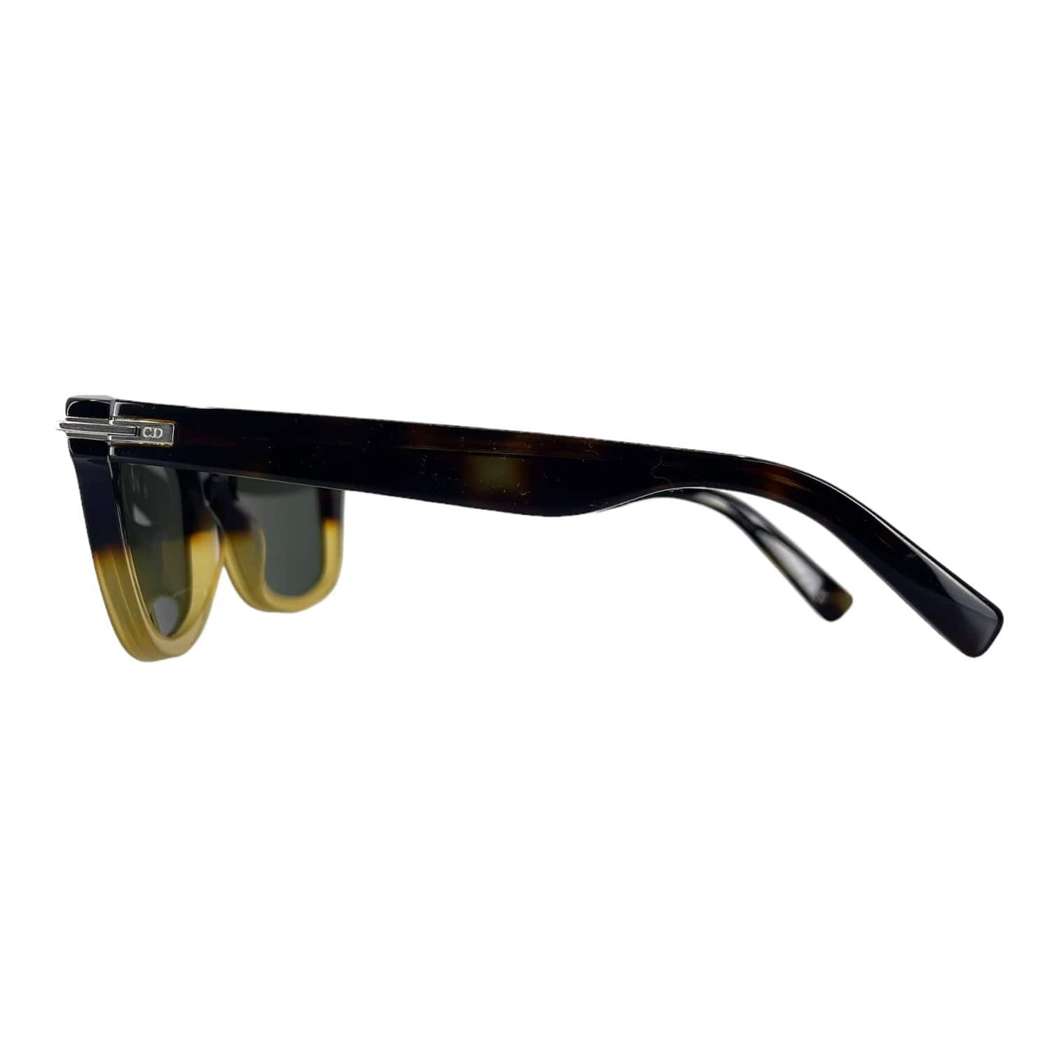 Dior Dior Black Suit S13I Sunglasses Black Yellow Size ONE SIZE - 4 Thumbnail