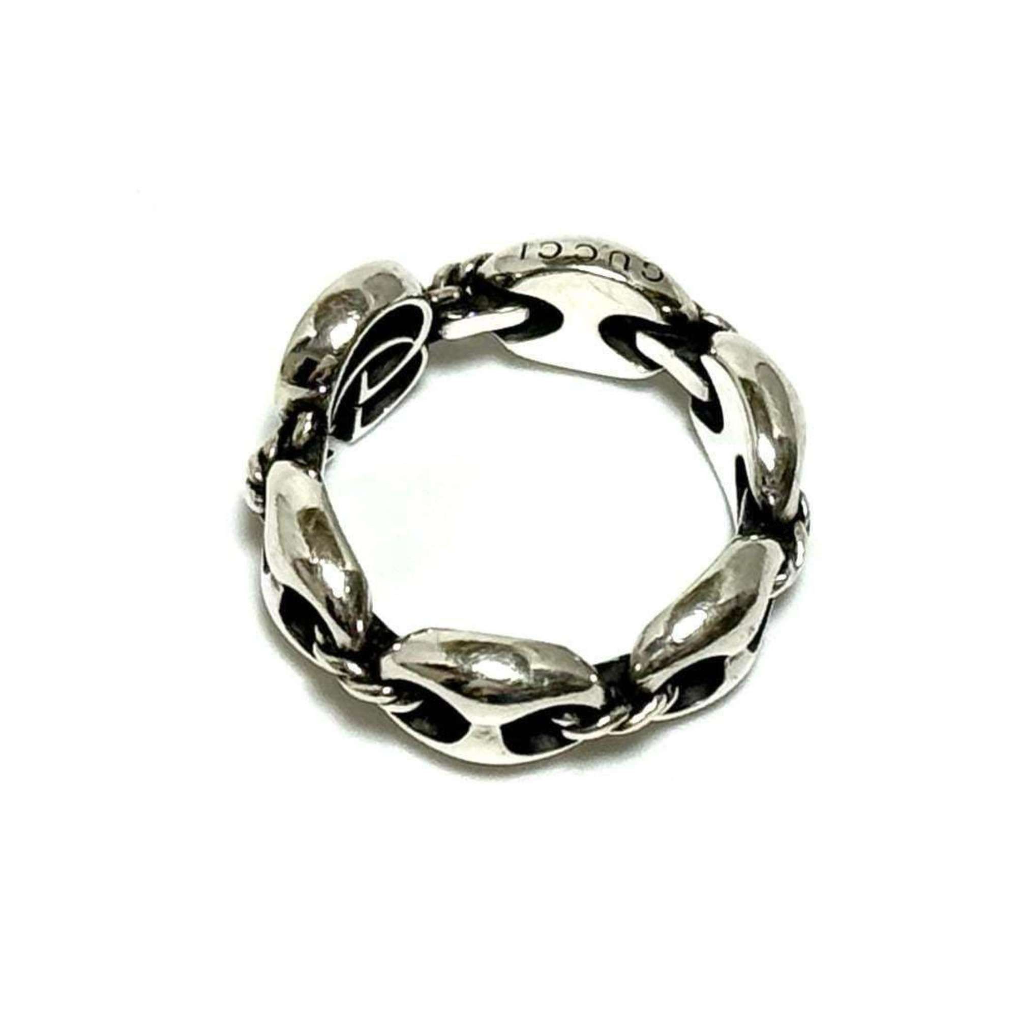 Gucci GUCCI Men's Anchor Chain Ring, Silver 925 Size ONE SIZE - 6 Thumbnail