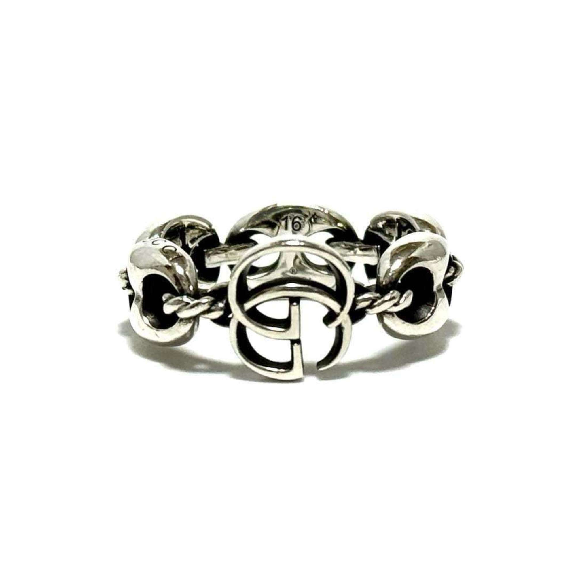 Gucci GUCCI Men's Anchor Chain Ring, Silver 925 Size ONE SIZE - 2 Thumbnail