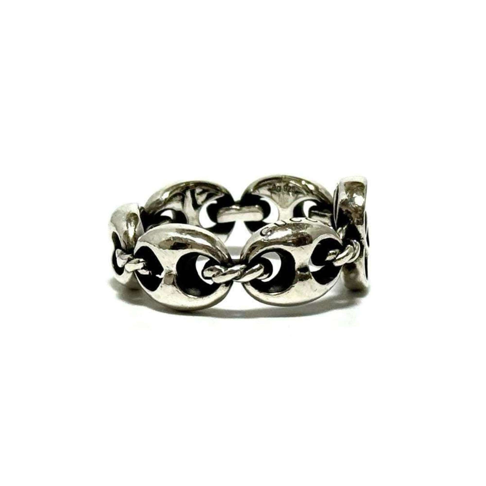 Gucci GUCCI Men's Anchor Chain Ring, Silver 925 Size ONE SIZE - 4 Thumbnail