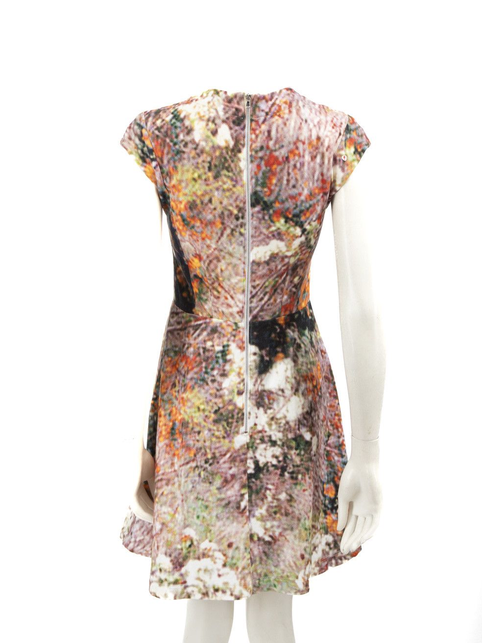 Carven Abstract Mini Skater Dress Size S / US 4 / IT 40 - 3 Thumbnail