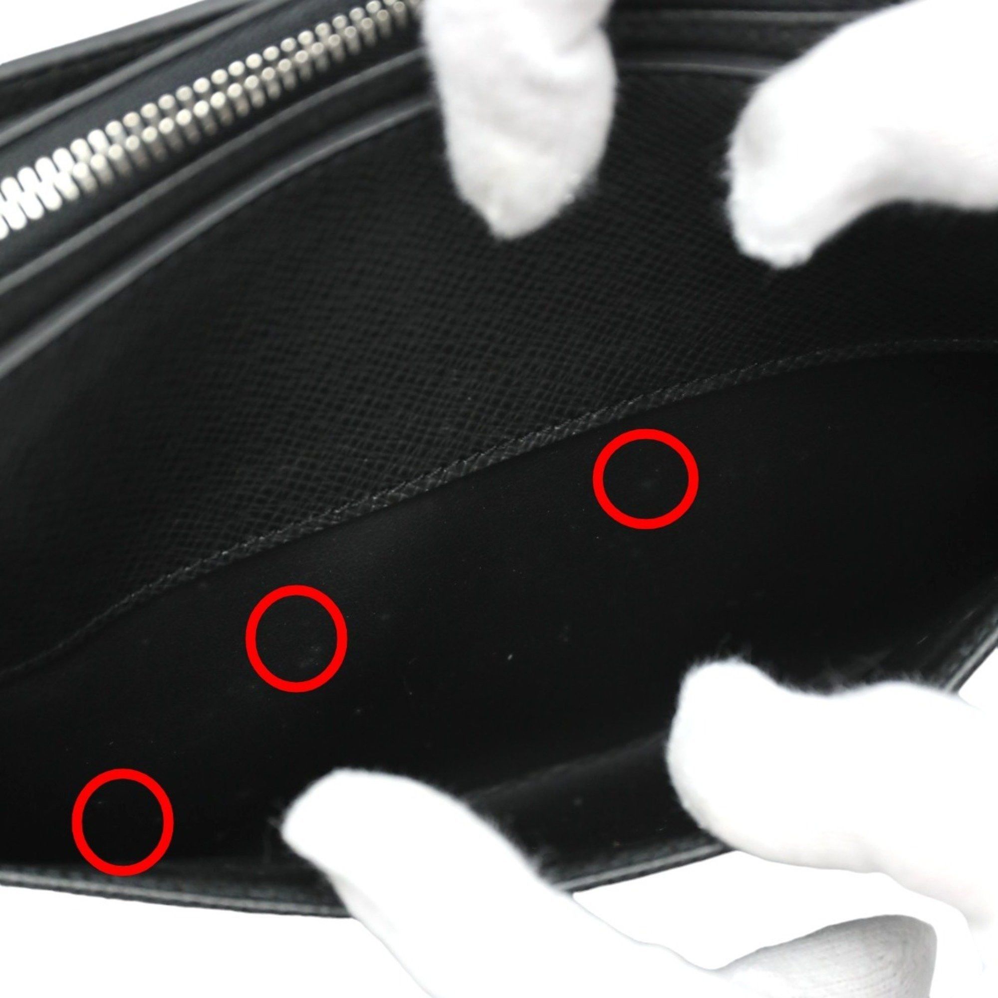 Louis Vuitton Louis Vuitton Second Bag Taiga Baikal Aldwaz M30182 Black LV Size ONE SIZE - 12 Thumbnail