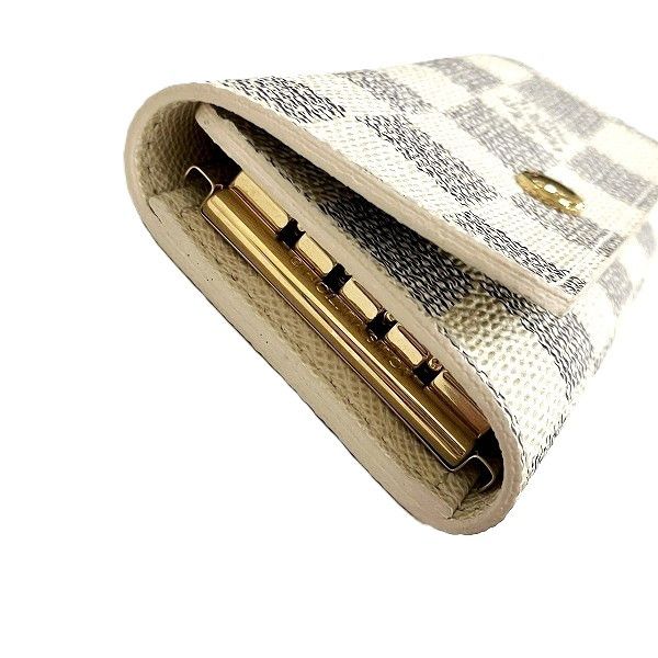 Louis Vuitton Louis Vuitton Louis Vuitton Damier Azur Key Case N60020 Canvas Key Holder N60020 in Great Condition Size ONE SIZE - 6 Thumbnail