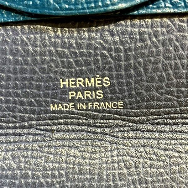 Hermes Hermes Hermes Bastia Leather Coin Case Leather Coin Case in Good Condition Size ONE SIZE - 4 Thumbnail