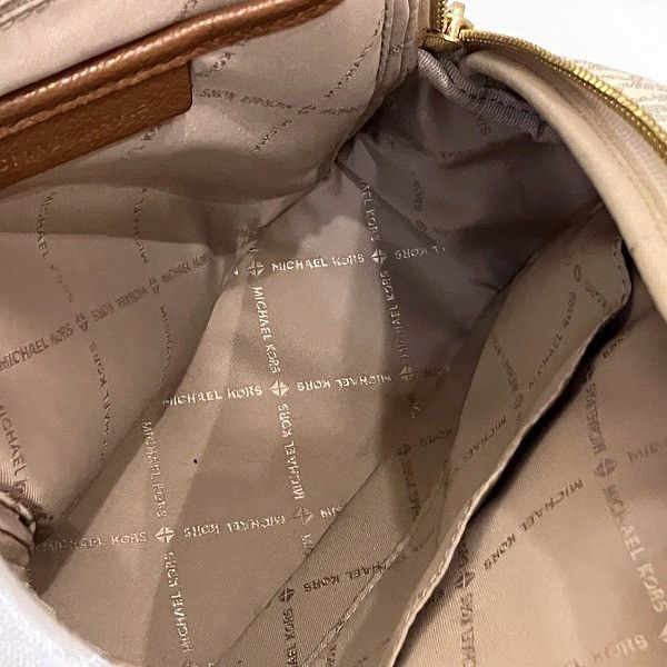 Michael Kors Michael Kors Michael Kors Signature Leather Backpack 35T0GERB5B Leather Backpack 35T0GERB5B in Good Condition Size ONE SIZE - 6 Thumbnail