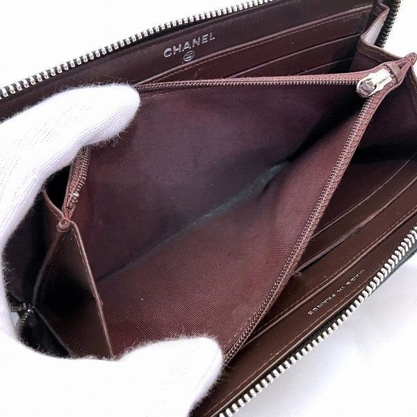 Chanel Chanel Chanel Matelasse Long Wallet A50097 Leather Long Wallet A50097 in Good Condition Size ONE SIZE - 5 Thumbnail