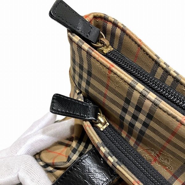 Burberry Burberry Burberry Nova Check Shadow Horse Tote Bag Canvas Tote Bag in Good Condition Size ONE SIZE - 9 Thumbnail