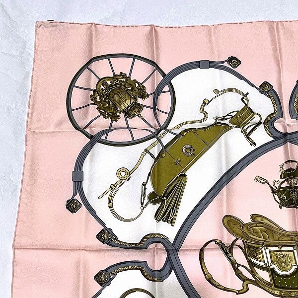 Hermes Hermes Hermes Silk Scarf Carré 90 Spring Canvas Scarf in Great Condition Size ONE SIZE - 5 Thumbnail