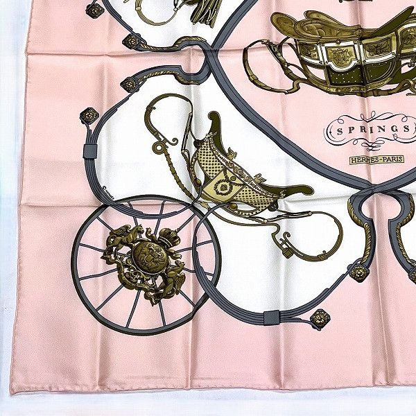 Hermes Hermes Hermes Silk Scarf Carré 90 Spring Canvas Scarf in Great Condition Size ONE SIZE - 8 Thumbnail