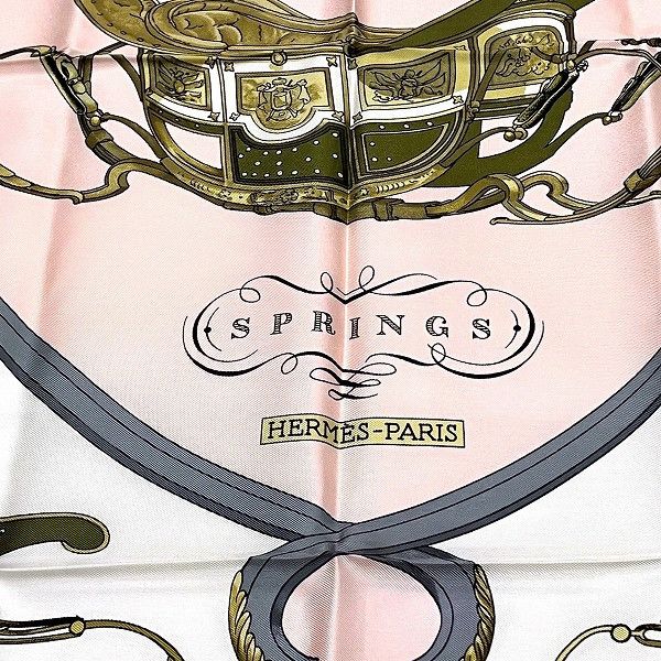 Hermes Hermes Hermes Silk Scarf Carré 90 Spring Canvas Scarf in Great Condition Size ONE SIZE - 9 Thumbnail