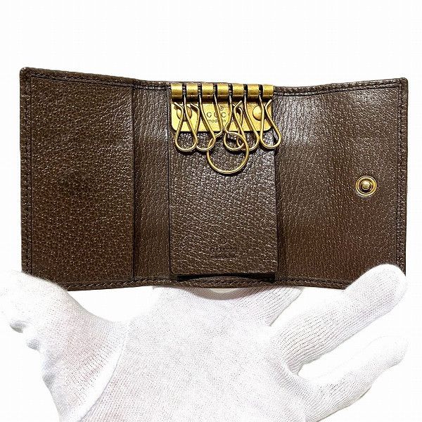 Gucci Gucci Gucci GG Supreme Ophidia Key Case 603732 Canvas Key Holder 603732 in Good Condition Size ONE SIZE - 2 Thumbnail