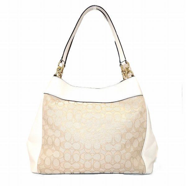 Coach Coach Coach Signature Tote Bag F27579 Canvas Tote Bag F27579 in Pristine Condition Size ONE SIZE - 2 Thumbnail