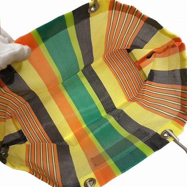Other Other Marni Flower Cafe Stripe Mesh Tote Bag Canvas Tote Bag in Great Condition Size ONE SIZE - 6 Thumbnail