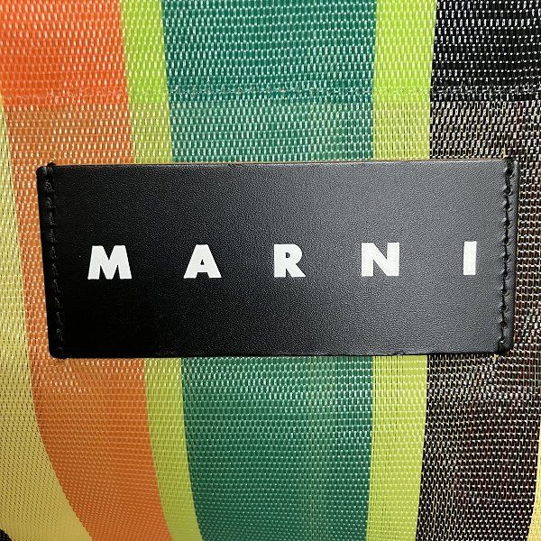 Other Other Marni Flower Cafe Stripe Mesh Tote Bag Canvas Tote Bag in Great Condition Size ONE SIZE - 5 Thumbnail