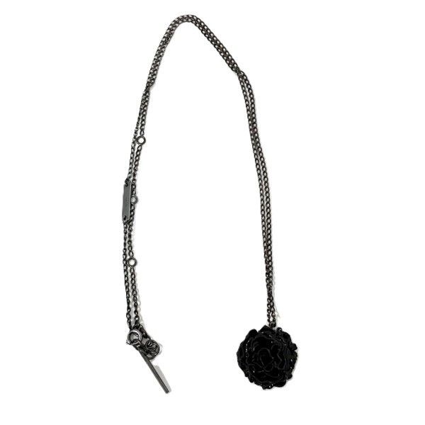 Valentino Valentino Valentino Rose Flower Pendant Necklace Metal Necklace UY0J0N24GMU in Great Condition Size ONE SIZE - 3 Thumbnail