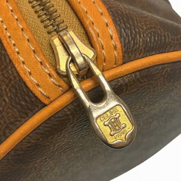 Celine Celine Celine Macadam Mini Boston Handbag Leather Handbag in Good Condition Size ONE SIZE - 9 Thumbnail