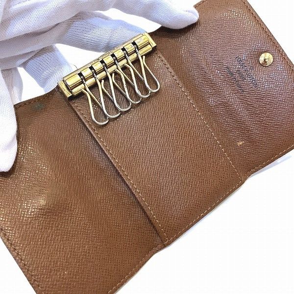 Louis Vuitton Louis Vuitton Louis Vuitton Monogram Key Case M62630 Canvas Key Holder M62630 in Good Condition Size ONE SIZE - 5 Thumbnail