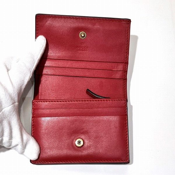 Gucci Gucci Gucci GG Supreme Canvas Bifold Wallet Canvas Short Wallet 476050 in Great Condition Size ONE SIZE - 2 Thumbnail