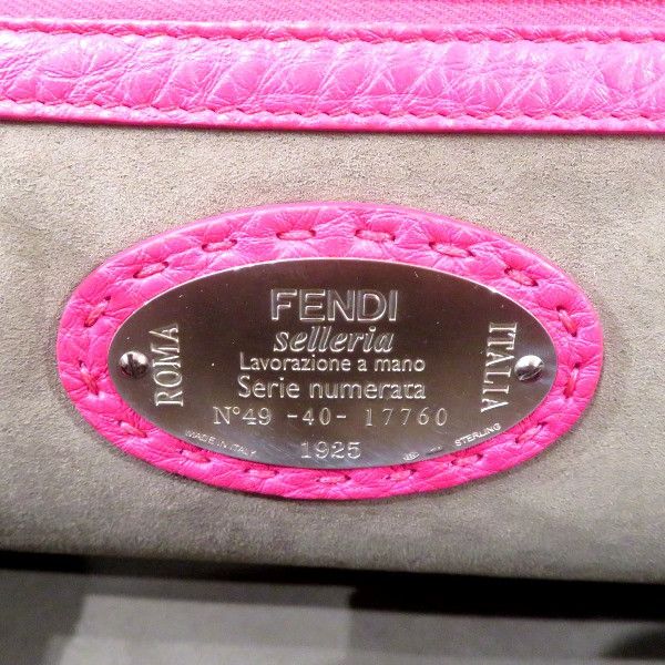 Fendi Fendi Fendi Selleria Adele Leather Handbag 8BN255 Leather Handbag 8BN255 in Good Condition Size ONE SIZE - 5 Thumbnail