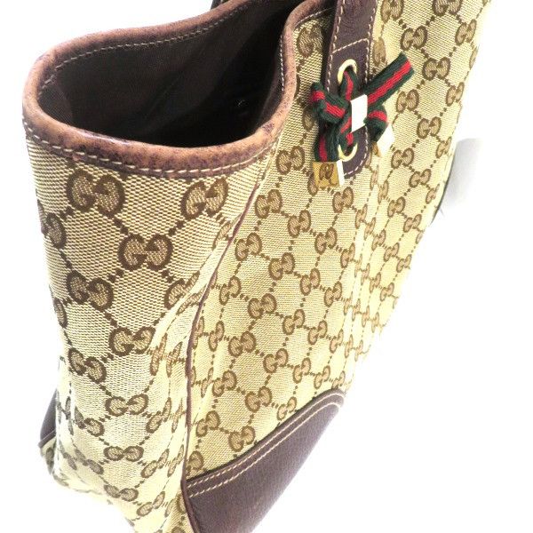 Gucci Gucci Gucci GG Pattern Tote Bag 161719 Canvas Tote Bag 161719 in Good Condition Size ONE SIZE - 4 Thumbnail