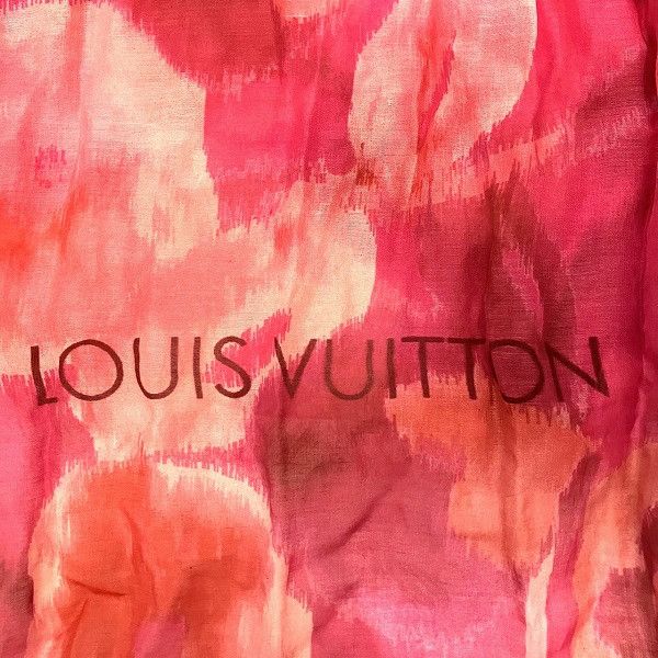 Louis Vuitton Louis Vuitton Louis Vuitton Summer Ikat Scarf M74928 Cotton Scarf M74928 in Good Condition Size ONE SIZE - 2 Thumbnail