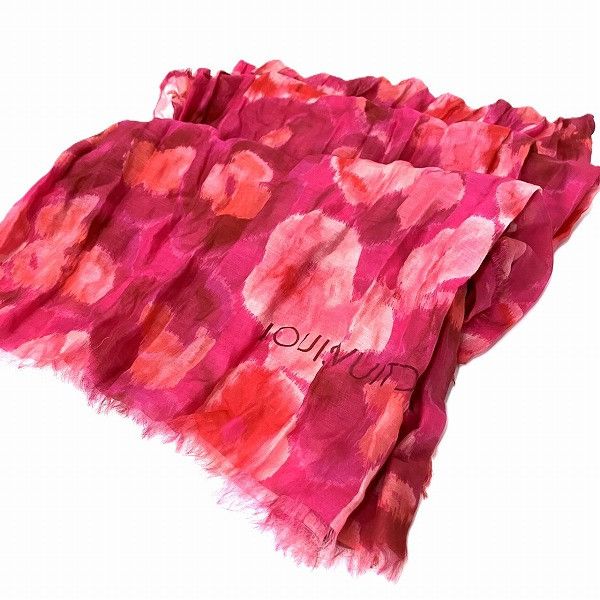 Louis Vuitton Louis Vuitton Louis Vuitton Summer Ikat Scarf M74928 Cotton Scarf M74928 in Good Condition Size ONE SIZE - 7 Thumbnail