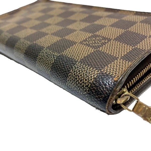 Louis Vuitton Louis Vuitton Louis Vuitton Damier Long Wallet N61728 Canvas Long Wallet N61728 in Fair Condition Size ONE SIZE - 3 Thumbnail