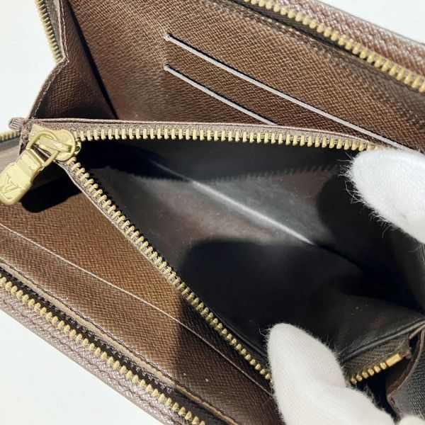Louis Vuitton Louis Vuitton Louis Vuitton Damier Long Wallet N61728 Canvas Long Wallet N61728 in Fair Condition Size ONE SIZE - 5 Thumbnail
