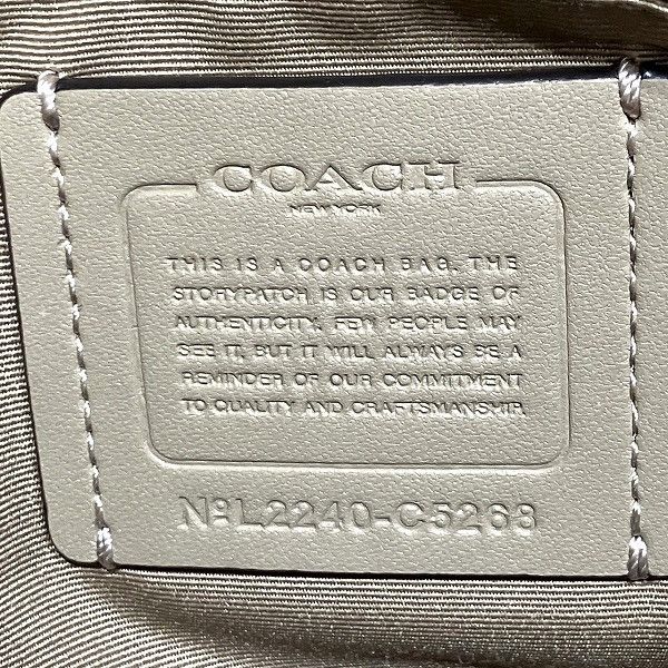 Coach Coach Coach Dempsey Tote 22 with Patch C5268 Leather Handbag C5268 in Great Condition Size ONE SIZE - 5 Thumbnail