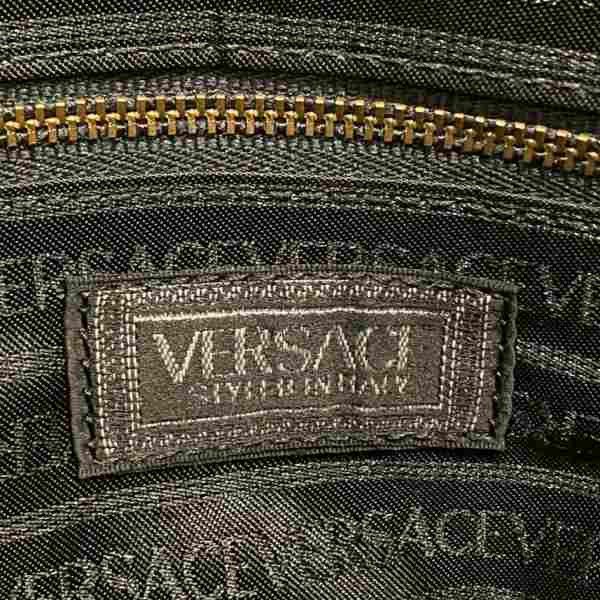 Versace Versace Versace Sunburst Leather Black Handbag Leather Handbag in Good Condition Size ONE SIZE - 5 Thumbnail