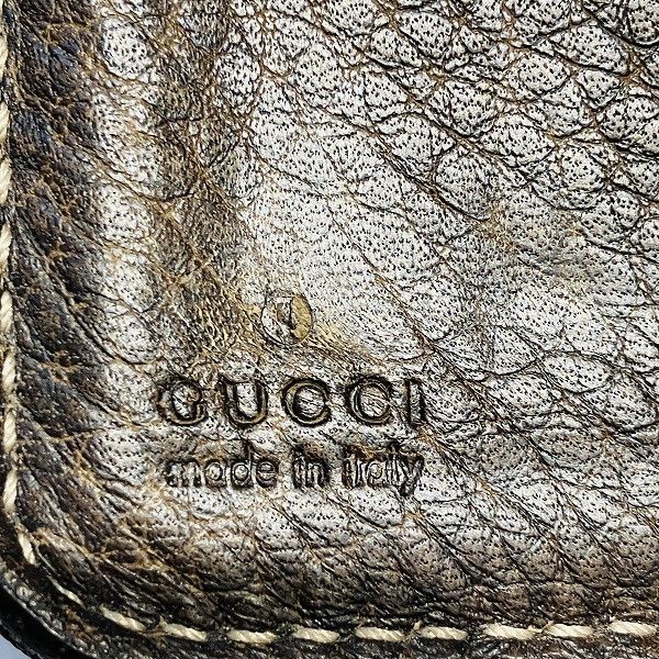 Gucci Gucci Gucci Canvas Leather Bamboo Tassel Wallet Canvas Long Wallet 232977 in Fair Condition Size ONE SIZE - 3 Thumbnail